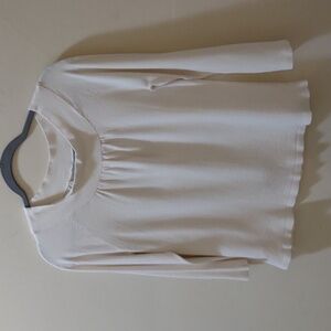 Ann Taylor Gathered Neckline Top